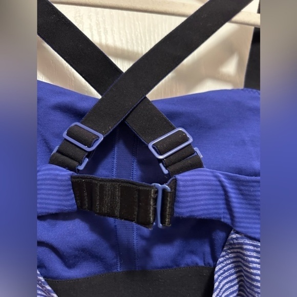 Lululemon Catch me Tank Tonka stripe blue black pigment women’s 8 top - Picture 8 of 16